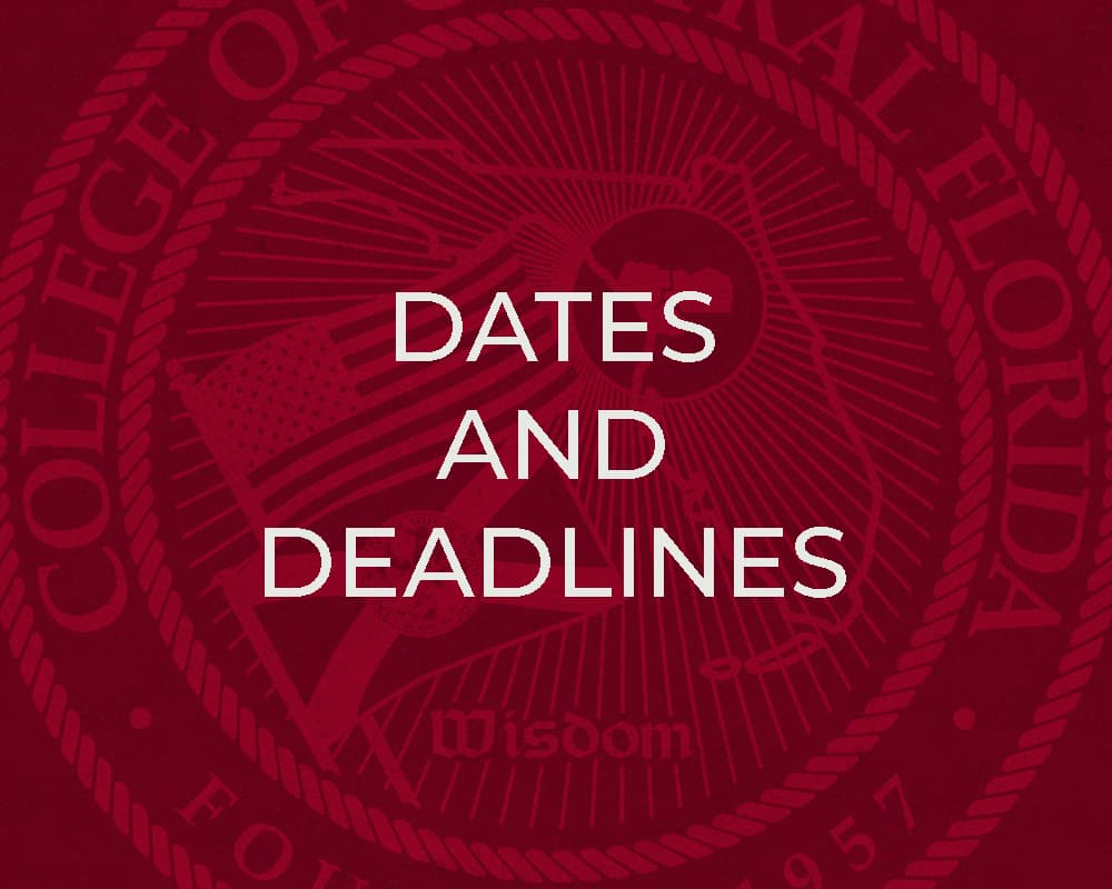 CF Dates and Deadlines